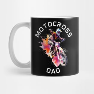 Motocross Dad Dirt Bikes Racer Mug